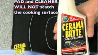 How to Clean your smooth cooktop  CeramaBryte [upl. by Gierc]