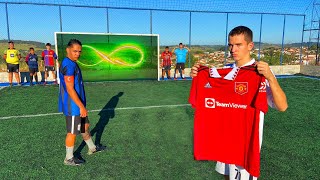 O GOL INFINITO VALENDO A CAMISA DO MANCHESTER UNITED AUTOGRAFADA [upl. by Suchta]