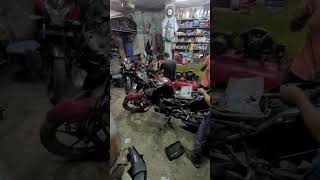 Yamaha FZS V1 Servicing 🛠 bike yamaha [upl. by Ansela]