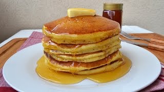 How to Make American Pancakes  Easy Homemade Pancake Recipe from Scratch [upl. by Ym]