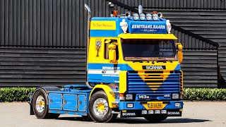 EEMTRANS BAARN SCANIA 143M 450 V8 ESTEPE  PERFECT EXHAUST SOUND [upl. by Nimajnab]