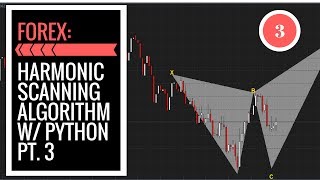 FOREX Harmonic Pattern Scanning Algorithm in Python pt 3 Gartley Pattern [upl. by Teirtza]