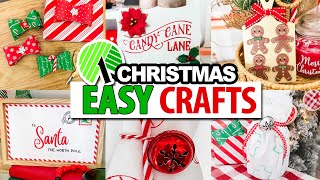 SUPER EASY Christmas Crafts made in only 5 MINUTES Dollar Tree DIYs 2024 [upl. by Nnaycnan181]