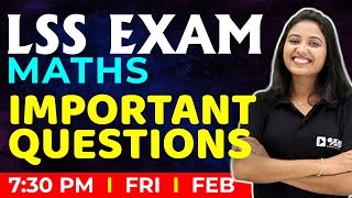 LSS Exam Maths  Important Questions Part 1  Exam Winner Class 4 [upl. by Ocramed]