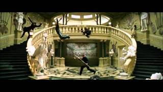 Guiles Theme Goes With Everything The Matrix Reloaded Chateau Fight [upl. by Ayot]