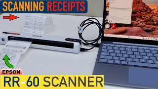 Epson RR60 Scanning Receipts [upl. by Grodin]