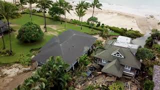 Hanalei Bay Weke Road Flood Disaster [upl. by Vasileior]