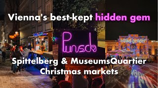 Vienna vlog  bestkept secret Christmas Market at Spittelberg amp MuseumsQuartier [upl. by Jodee]