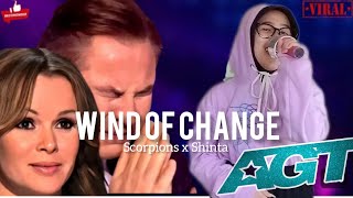 AGT 2023  Amazing Voice Singging Song Wind Of Change [upl. by Fanchie]