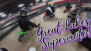 GLSM winter indoor mini supermoto series [upl. by Baudin]