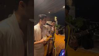 Tere Bina  ZAEDEN🤝🏻ANUV  anuvjain zaeden wedding live [upl. by Aible737]