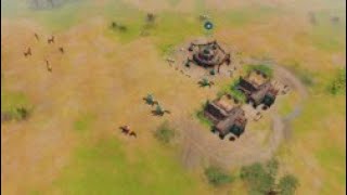 AOE 4 Mongol Build Order Fast Feudal Mangudai Rush Season 8 [upl. by Amaral]