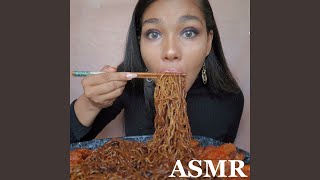 JAJANGMYEON NOODLE AND HOT WING MUKBANG Pt4 [upl. by Dranoel]