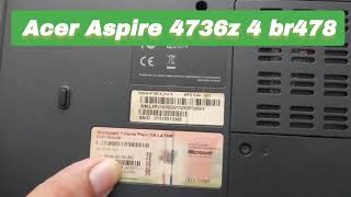 Upgrades para o Notebook Acer 4736z 4 br478 SSD Memória e Processador 🚀 [upl. by Kasevich]