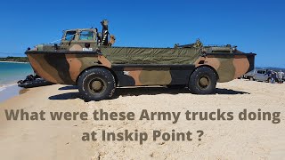 Camping at Inskip Point  surprised to see the Army there [upl. by Ahsuatan151]