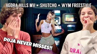 DOJA CAT quotAgora Hillsquot MUSIC VIDEO  quotShutchoquot amp quotWYM Freestylequot REACTION [upl. by Lietman]