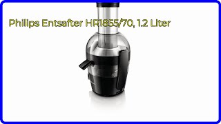 BEWERTUNG 2024 Philips Entsafter HR185570 12 Liter WESENTLICHE Einzelheiten [upl. by Alyehc]