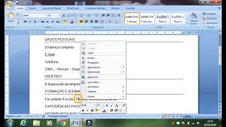 COMO FAZER CURRÍCULO COM FOTO NO WORD [upl. by Hannis772]