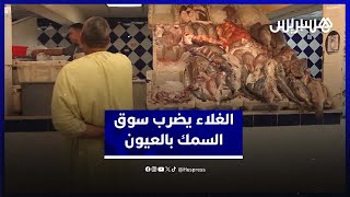 باعة السمك بالعيون يشكون من تأثير الغلاء على البيع [upl. by Amarette]