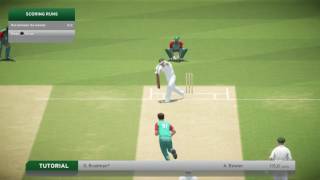 Don Bradman Cricket 17  How to play shots in Broadcast Mode [upl. by Aniaz]