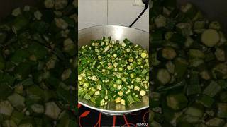 Garlic Bhindi Fry Recipe Lehsun Bhindi Fry shorts youtubeshorts trending viral [upl. by Stockton812]