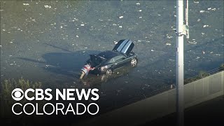 Video shows flooded streets piles of hail in Colorado city after severe storms [upl. by Cutcliffe398]