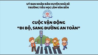 Mô hình học sinh đi bộ và sang đường an toàn [upl. by Htepsle430]