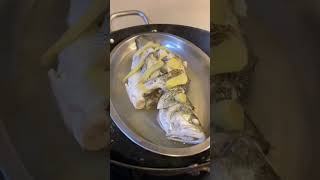 Easy cooking steamed fish for 12 mints so good amp healthy shortvideo fishrecipes dishideas [upl. by Zendah856]