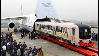 Extreme Cargo AirPlane Carries Train 3 Helicopter and Container [upl. by Ofelia]