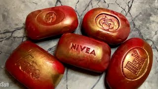 Dry lacquered soap cutting  Резка сухого лакированного мыла  SOAP ASMR [upl. by Johnna]