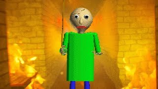 BURNING DOWN BALDIS SCHOOL HOUSE NEW  Baldis Basics in Education and Learning Remastered [upl. by Eecak697]