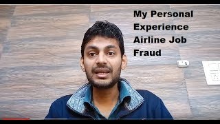 Airline Jobs fraud  Indeedcom Shinecom Monstercom [upl. by Marb]