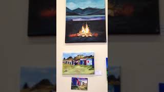 2017 HOPEMAN ART EXHIBITION AT MEMORIAL HALL HOPEMAN SCOTLAND [upl. by Willet]