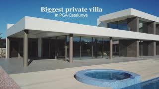 W02RBZS  Villa perla The Epitome of Luxury and Technical Excellence in Camiral Golf amp Wellness [upl. by Ittap]