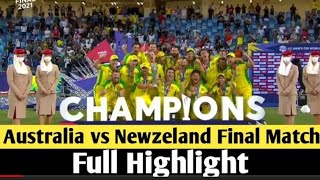 Australia vs NewZealand Full Highlights  T20 World Cup Final Highlights  NZ vs AUS Final 2021 [upl. by Broddy]