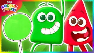 Green Means Go  FULL EPISODE  S1 E7  Learn Colours  Kids Cartoons  Colourblocks [upl. by Ducan286]