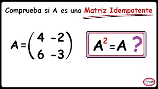 Matriz Idempotente [upl. by Langley]