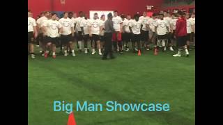 Offensive Line vs Defensive Line Big Man Showcase Preview 2020 [upl. by Pacificia]