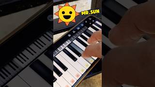 MR SUN SPRUNKI SONG ON PIANO EASY COVER Shorts incredibox [upl. by Ihp]