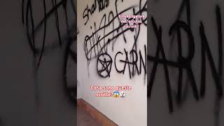 Ragazzi trovo scritte demoniache sui muri al convento Impressionante paranormal youtube [upl. by Egarton]