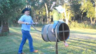 BUCKING BARREL BEST 4YR OLD RIDER [upl. by Inge]