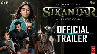 SIKANDAR  Trailer Salman Khan  Rashmika Mandanna  Amitabh Bachchan AR Murugadoss [upl. by Ttayw]