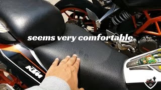 KTM DUKE  SEAT CUSHION  FOAM [upl. by Ettenoj]