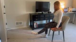 Banded Single Leg Seated Leg Curl [upl. by Genesia]