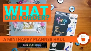 A Mini Happy Planner Haul [upl. by Toombs]