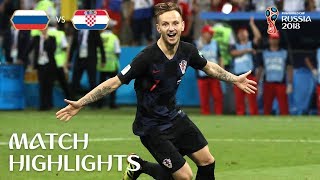 Russia v Croatia  2018 FIFA World Cup  Match Highlights [upl. by Thomasina138]