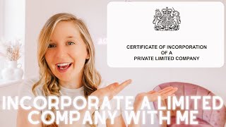 HOW TO INCORPORATE A UK LTD COMPANY  STEP BY STEP TUTORIAL  WHAT YOU NEED TO KNOW BEFORE [upl. by Mcmaster]