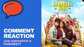 Siddharth amp Parineeti react on steamy scene from Jabariya Jodi  Comment Reaction  Mirchi Prerna [upl. by Broome]