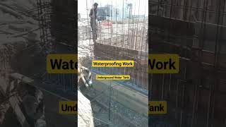 Water Tank Waterproofing Work like share beautiful nice leakage point repairing beautiful [upl. by Pallaton782]