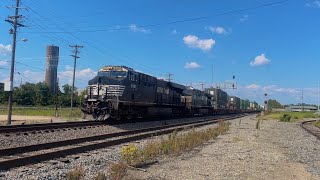 NS Northbound Intermodal Train  92224  Cordele Ga [upl. by Woodman354]